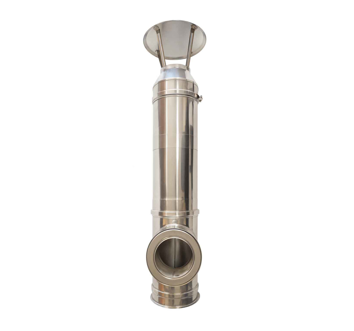 Slika Prohromski dimnjak OSA Kusiljevo set Ø200 – 9.4 m komplet inox